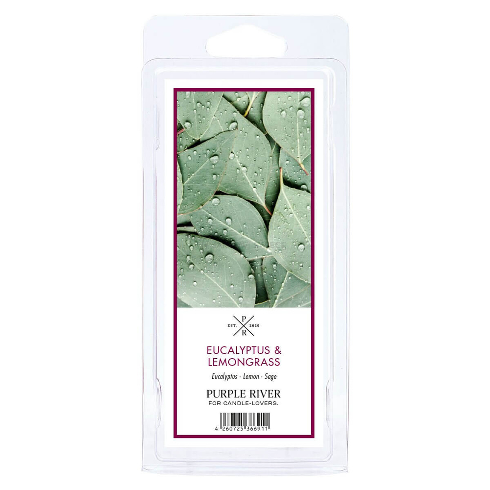 Purple River Eucalyptus & Lemongrass Wosk Sojowy Zapachowy 50g