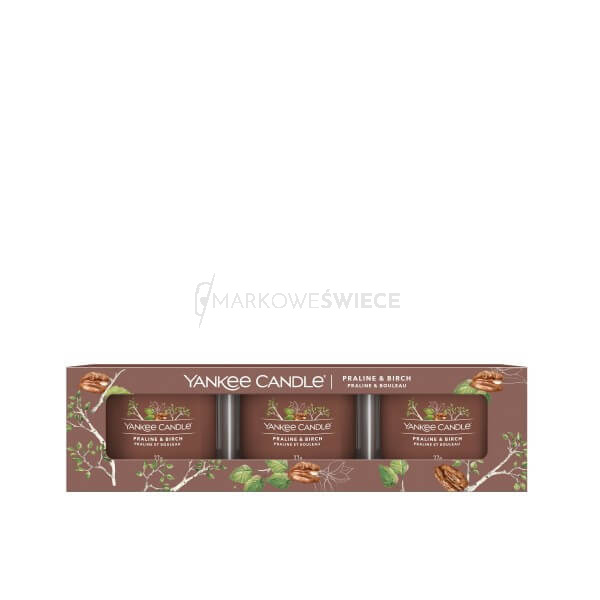 Yankee Candle Praline & Birch Mini Świeczki 3x37g