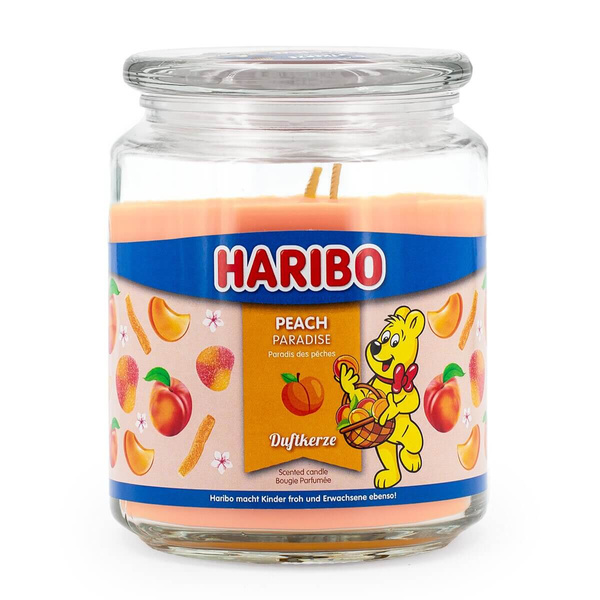 Haribo Peach Paradise Świeca Zapachowa 510g