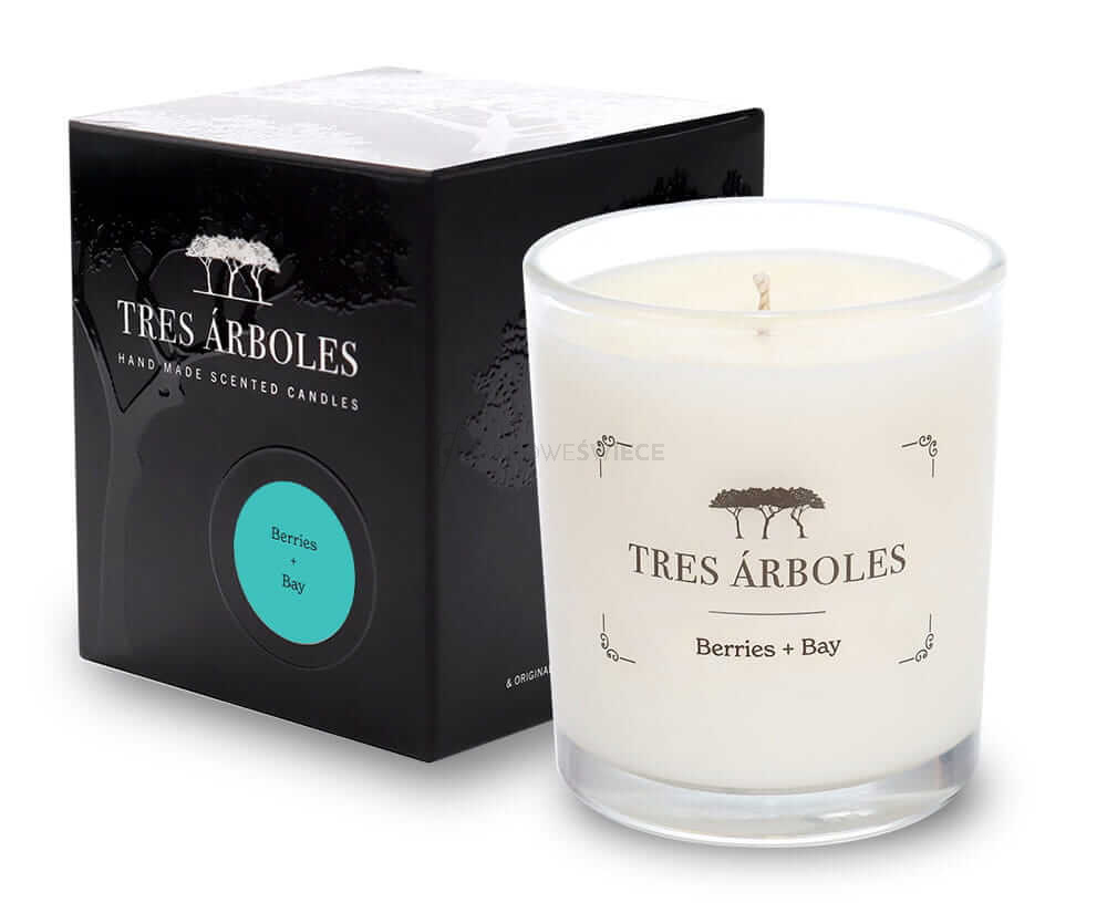 Tres Arboles Barries & Bay Świeca Sojowa Zapachowa 170g