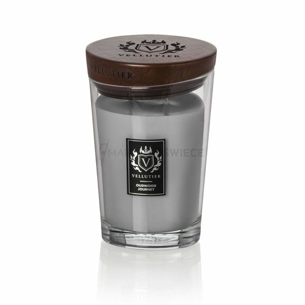 Vellutier Oudwood Journey Duża Świeca Zapachowa 515g
