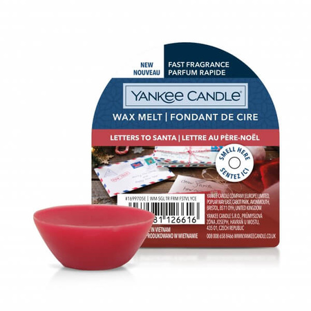 Yankee Candle Letters To Santa Wosk Zapachowy Pudełko 22g