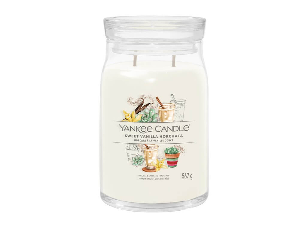 Yankee Candle Sweet Vanilla Horchata Signature Duża Świeca 567g