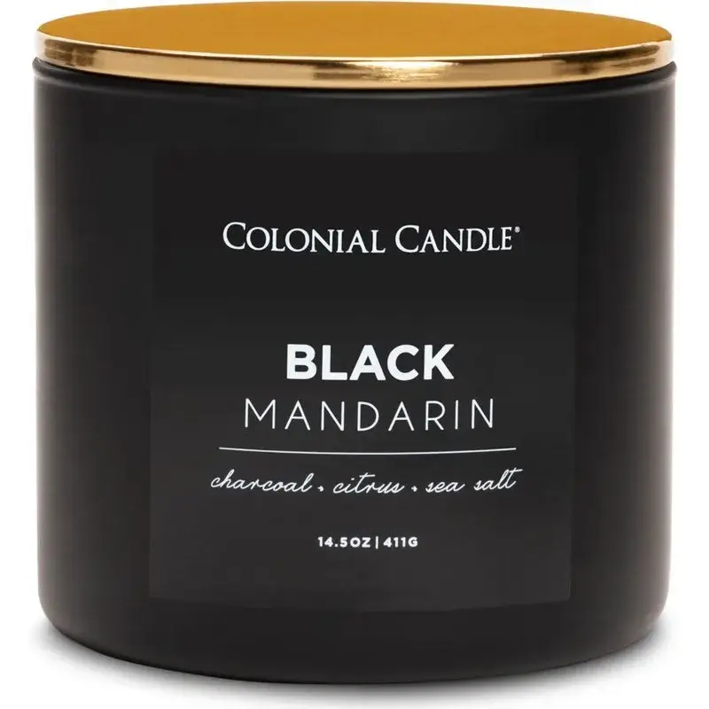 Colonial Candle Black Mandarin Świeca Zapachowa Tumbler 411g