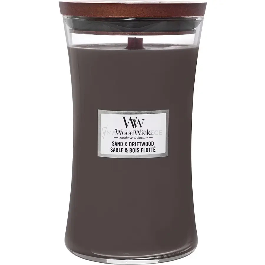 WoodWick Sand & Driftwood Duża Świeca 609,5g