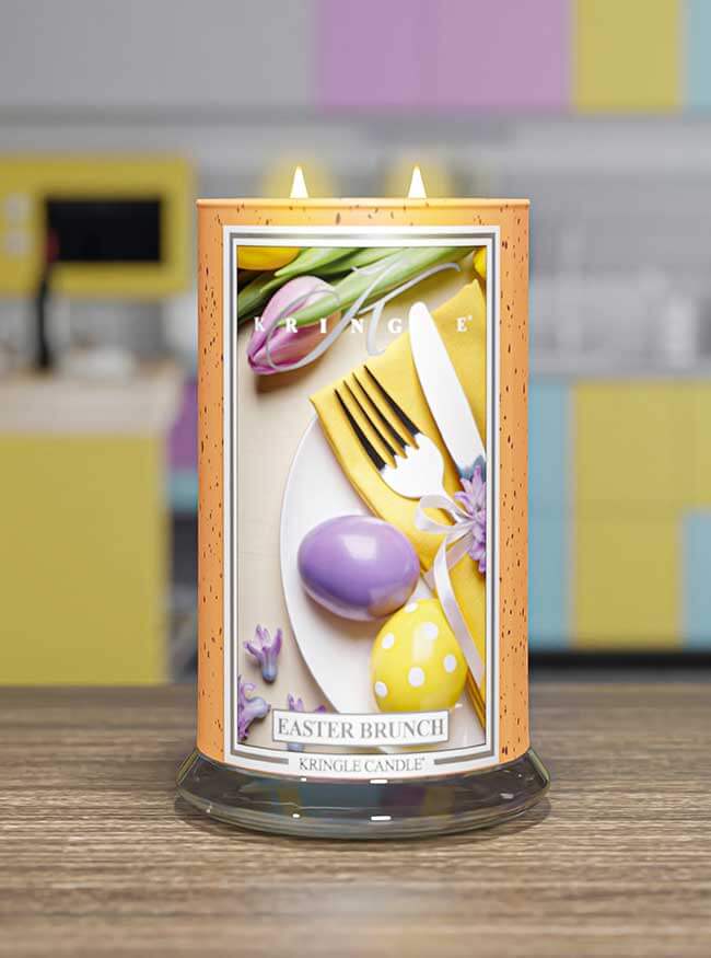 Kringle Candle Easter Brunch Duża Świeca Zapachowa 624g