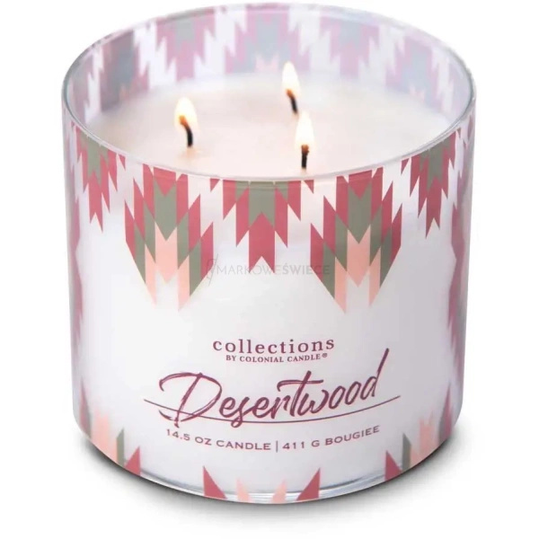 Colonial Candle Desertwood Świeca Zapachowa Tumbler 411g