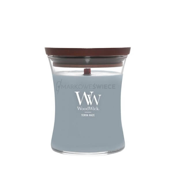 WoodWick Terra Haze Średnia Świeca 275g
