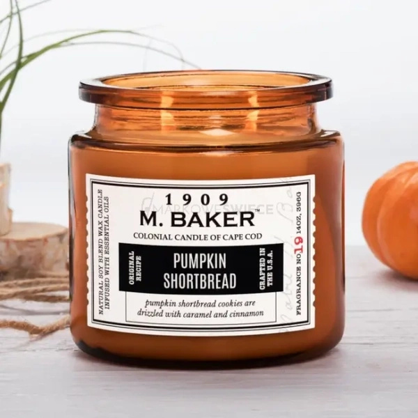Colonial Candle Pumpkin Shortbread Świeca Zapachowa 396g