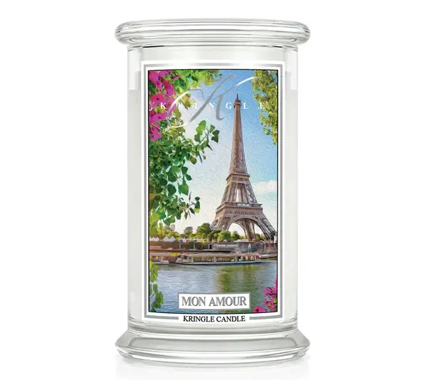 Kringle Candle Mon Amour Duża Świeca Zapachowa 624g