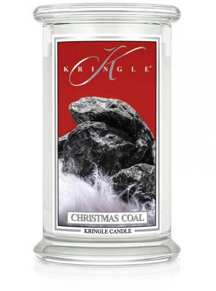 Kringle Candle Christmas Coal Duża Świeca Zapachowa 624g