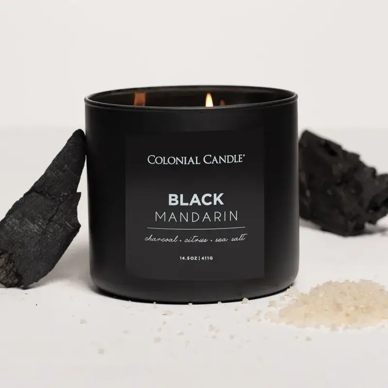 Colonial Candle Black Mandarin Świeca Zapachowa Tumbler 411g