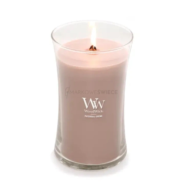 WoodWick Patchouli Crème Duża Świeca Core 609,5g