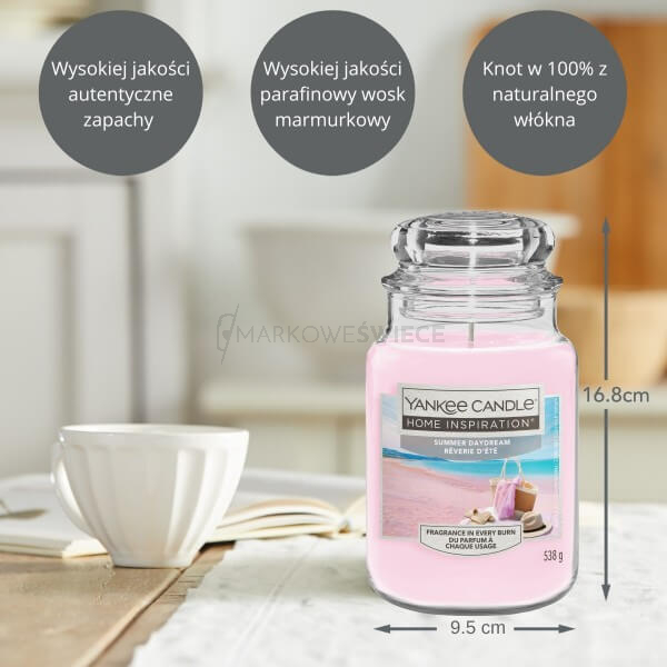 Yankee Candle Summer Daydream Duża Świeca Zapachowa 538g