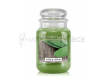 Country Candle Sage & Cedar Duża Świeca Zapachowa 652g