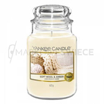 Yankee Candle Soft Wool & Amber Duża Świeca Zapachowa 623g