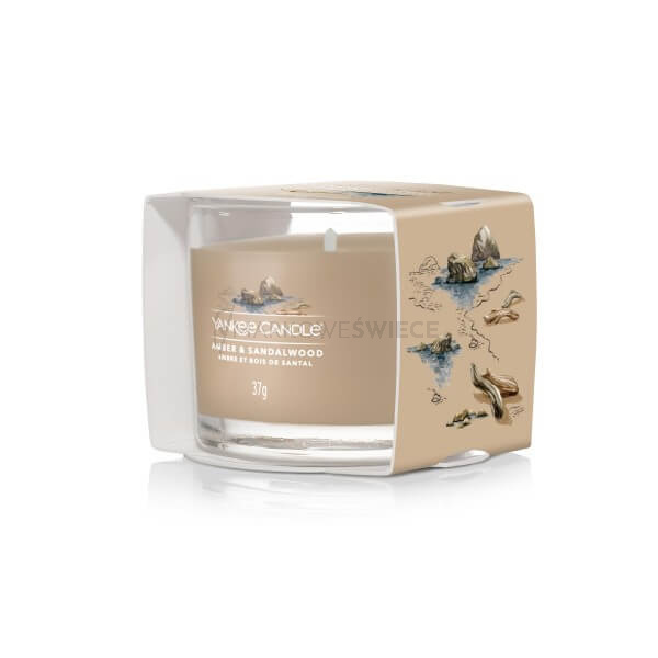 Yankee Candle Amber & Sandalwood Mini Świeczka 37g