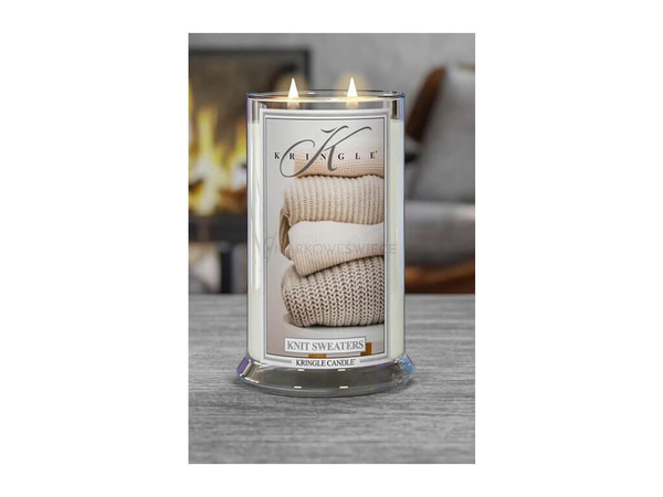Kringle Candle Knit Sweaters Duża Świeca Zapachowa 624g