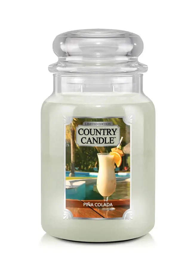 Country Candle Pina Colada Duża Świeca Zapachowa 652g