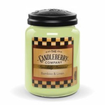 Candleberry Bamboo & Linen Duża Świeca Zapachowa 640g