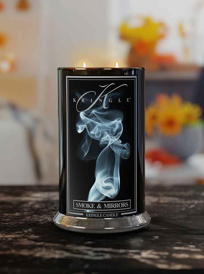 Kringle Candle Reserve Smoke & Mirrors Duża Świeca Zapachowa 624g