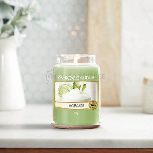 Yankee Candle Vanilla Lime Duża Świeca Zapachowa 623g