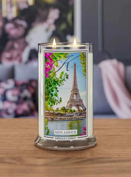 Kringle Candle Mon Amour Duża Świeca Zapachowa 624g