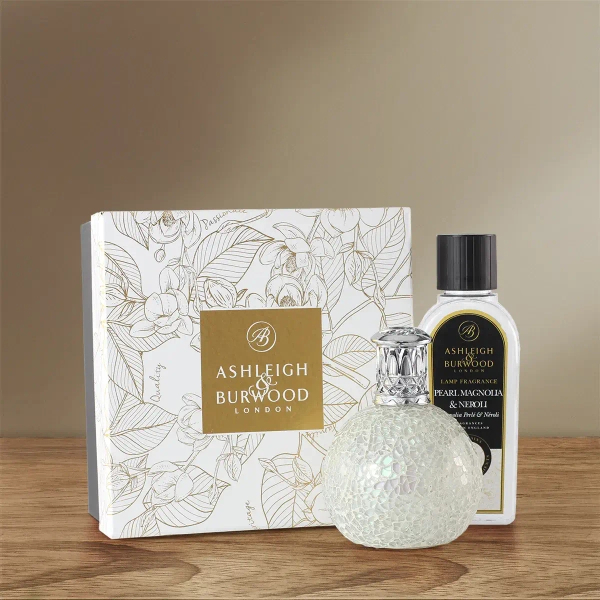 Ashleigh & Burwood Zestaw Lampa Katalityczna Mała The Pearl + Pearl Magnolia & Neroli 250 ml