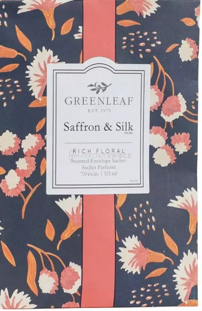 GreenLeaf Saffron & Silk Saszetka Zapachowa 115ml