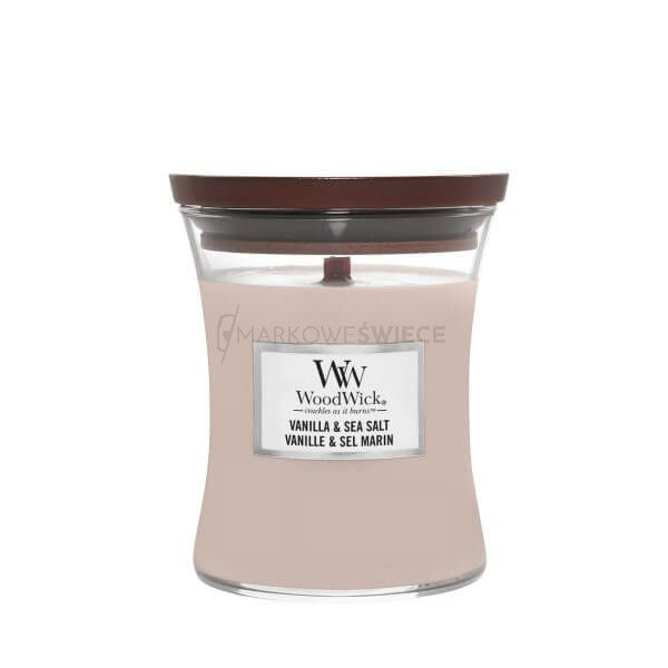 WoodWick Vanilla & Sea Salt Średnia Świeca Core 275g
