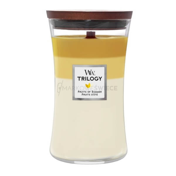 Woodwick Fruits Of Summer Duża Świeca Trilogy 609,5g