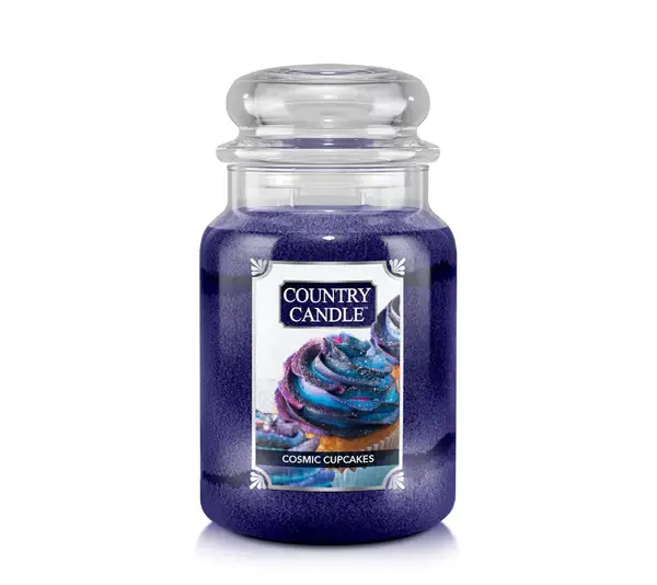 Country Candle Cosmic Cupcakes Duża Świeca Zapachowa 652g