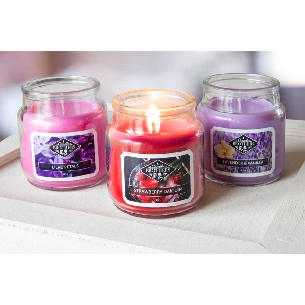 Candle Brothers All The Best Zestaw Prezentowy Trzech Świec 3x85 g