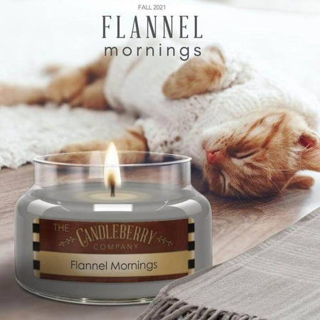 Candleberry Flannel Mornings Duża Świeca Zapachowa 640g