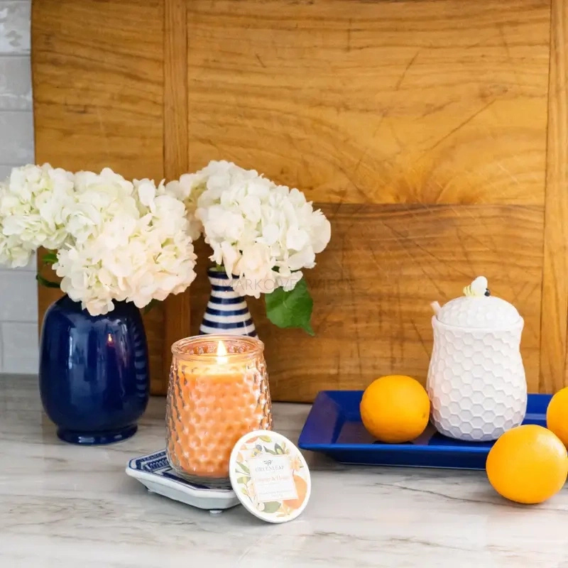 GreenLeaf Orange Honey Świeca Zapachowa 370g