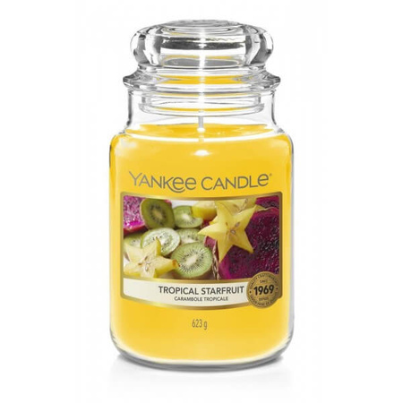 Yankee Candle Tropical Starfruit Duża Świeca Zapachowa 623g