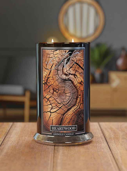 Kringle Candle Reserve Heartwood Duża Świeca Zapachowa 624g