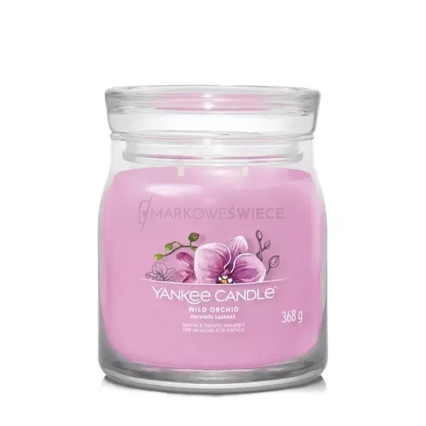 Yankee Candle Wild Orchid Signature Średnia Świeca Zapachowa 368g