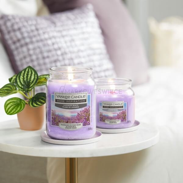 Yankee Candle Lavender Beach Duża Świeca Zapachowa 538g