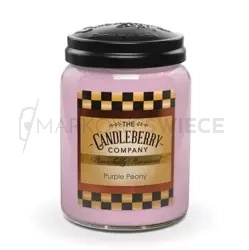 Candleberry Purple Peony Duża Świeca Zapachowa 640g