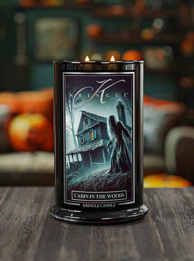 Kringle Candle Cabin In the Woods Duża Świeca Zapachowa 624g