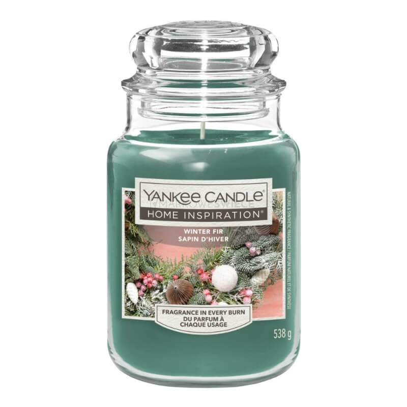 Yankee Candle Winter Fir Duża Świeca Zapachowa 538g