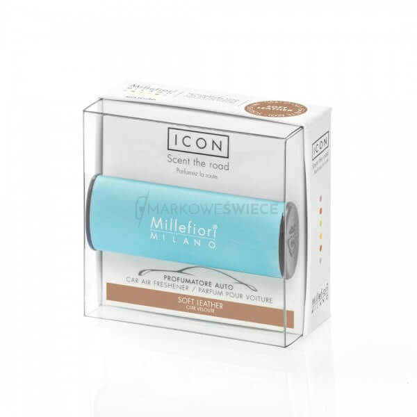 Millefiori Milano Soft Leather zapach do samochodu Car Icon 