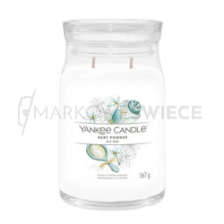 Yankee Candle Baby Powder Signature Duża Świeca 567g