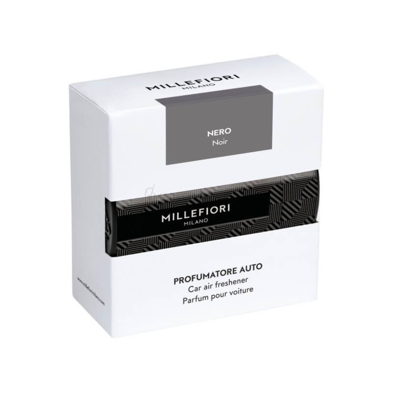 Millefiori Milano Nero Textile Black zapach do samochodu Icon 