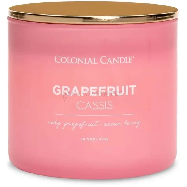 Colonial Candle Grapefruit Cassis Świeca Zapachowa Tumbler 411g