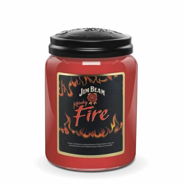 Candleberry Jim Beam Fire Duża Świeca Zapachowa 640g