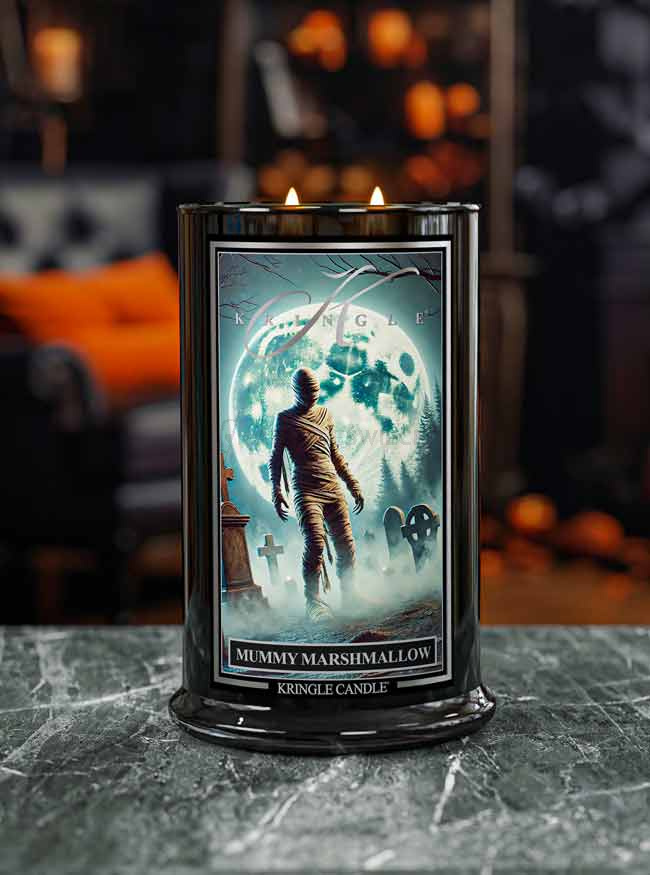 Kringle Candle Mummy Marshmallow Duża Świeca Zapachowa 624g