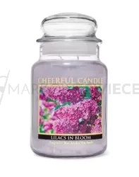Cheerful Candle Lilacs In Bloom Duża Świeca Zapachowa 680g