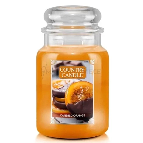 Country Candle Candied Orange Duża Świeca Zapachowa 652g